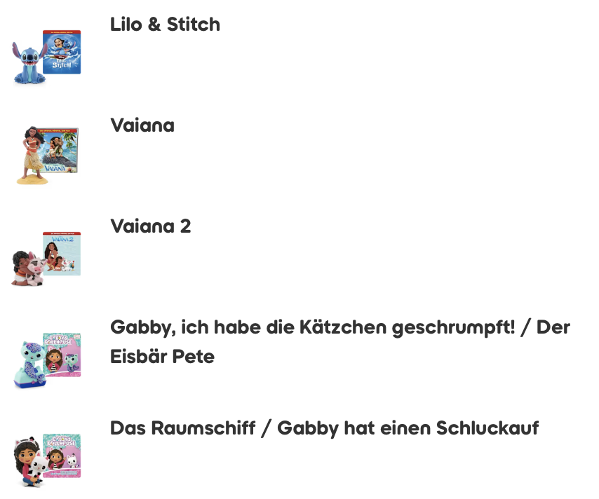 neue Tonies 1