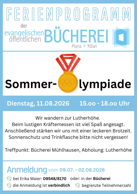 Plakat Ferienprogramm 2026